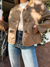 Landon Quilted Button Jacket - Stitch And Feather