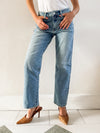 90's Stretch Straight Jeans - Stitch And Feather