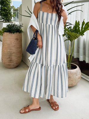 Costa Azul Stripe Dress - Stitch And Feather