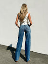 Glenn Straight Leg Jeans in Dark Wash - Stitch And Feather