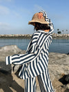 Lido Stripe Button Down - Stitch And Feather