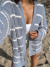 Jeanette Stripe Knit Cardigan - Stitch And Feather