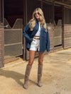 Tucker Denim Shacket - Stitch And Feather