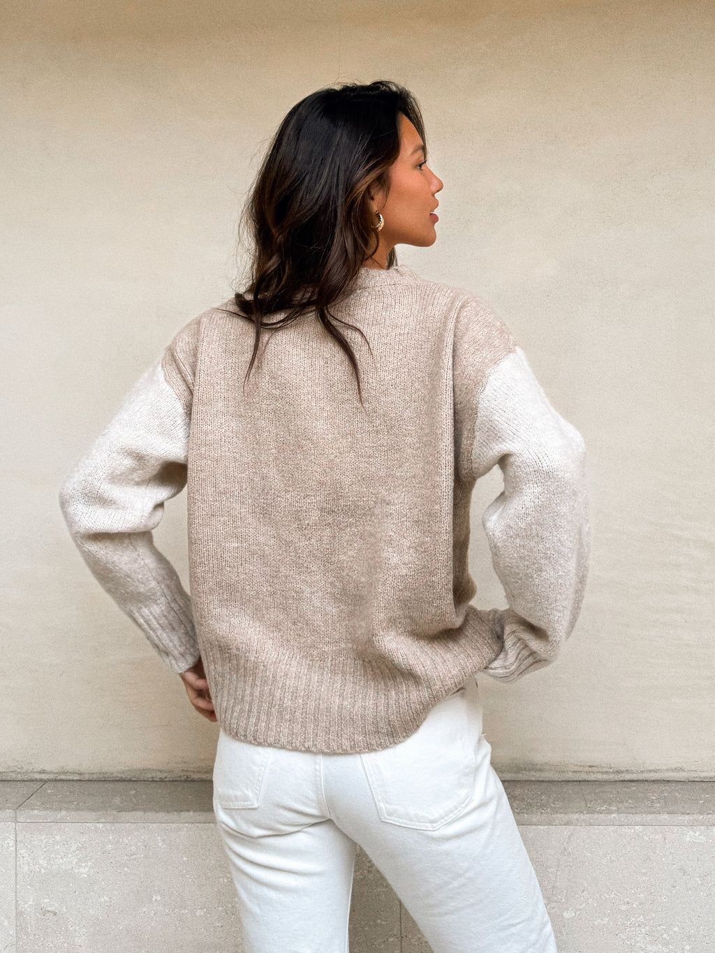 Shoreline Color Block Sweater - Stitch And Feather