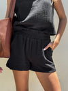 Leyannah Gauze Shorts - Stitch And Feather