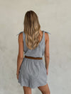 Riley Gingham Romper