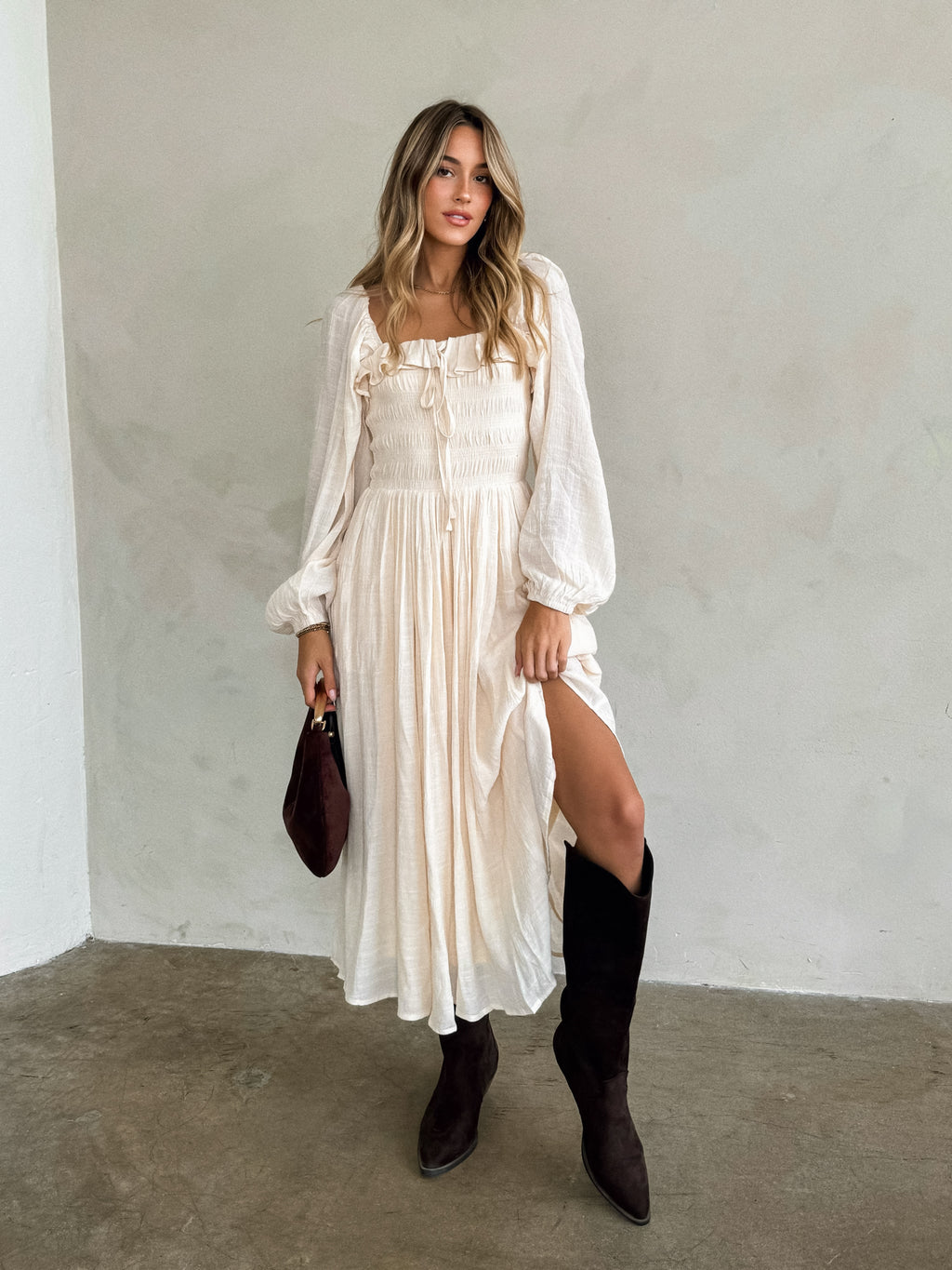 Annie Smocked Maxi Dress