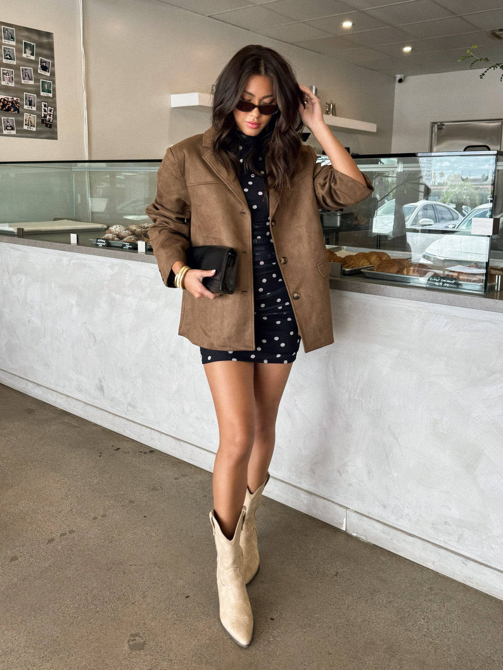 Scorpio Polka Dot Mini Dress - Stitch And Feather