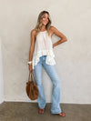 Willow Ruffle Halter Top - Stitch And Feather