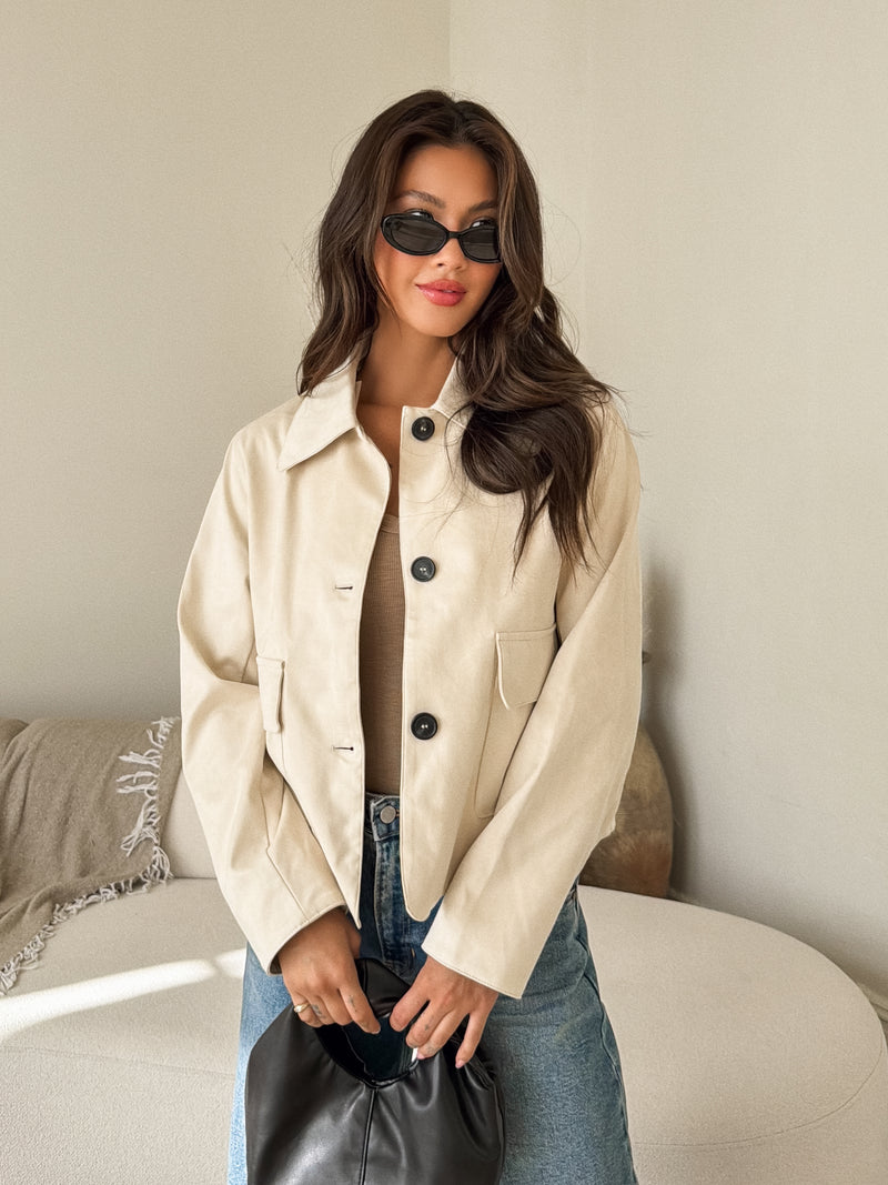 Teagan Faux Suede Jacket