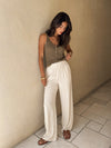No Rules Crochet Tank in Olive