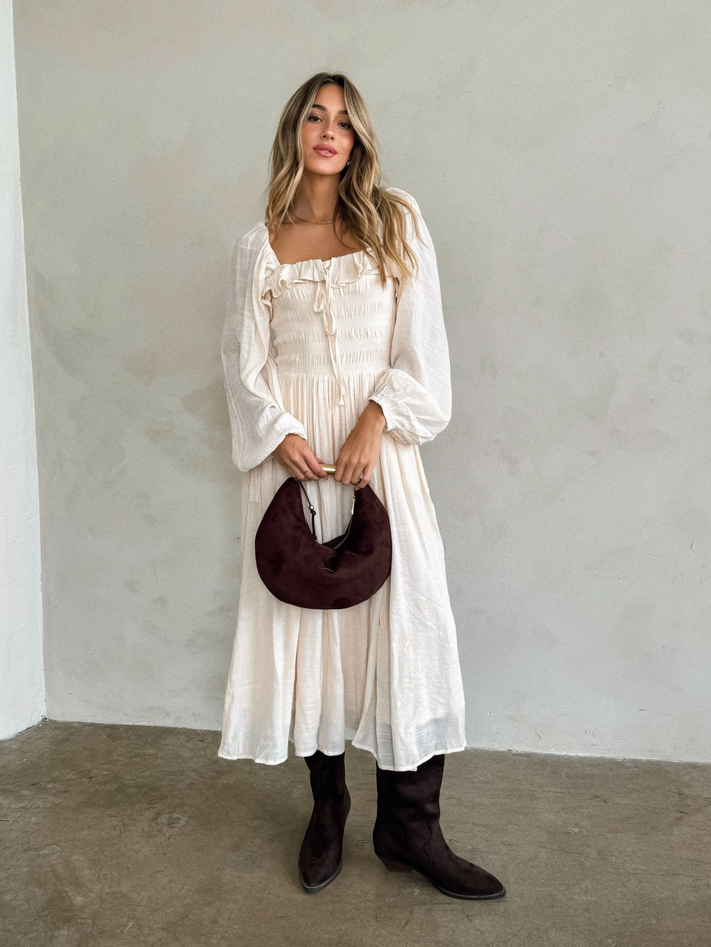 Annie Smocked Maxi Dress