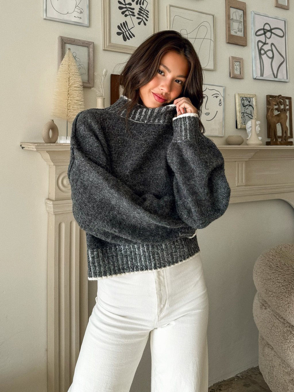 Midnight Skies Knit Sweater