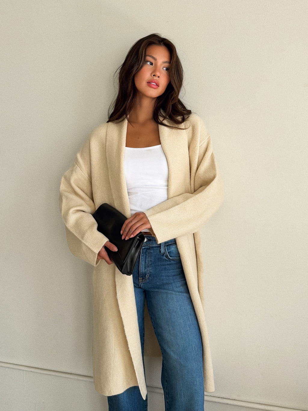 Harvest Knit Cardigan in Alpaca