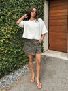 Beso Knit Top in ivory - Stitch And Feather