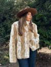 Aslan Faux Fur Coat - Stitch And Feather