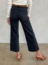 Strangers Cropped Wide Leg Jeans