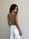 Cait Scoop Neck Tank - Stitch And Feather