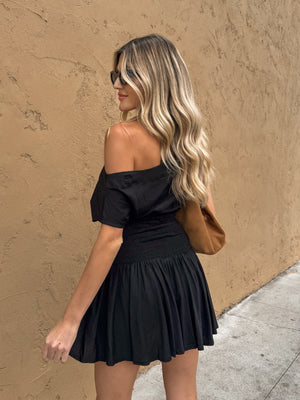 Blakely Smocked Mini Dress