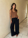 Maude Knit Vest in Brown