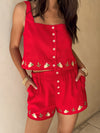 Hot Spell Embroidered Tank