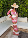 Villa Crochet Maxi Dress - Stitch And Feather