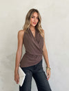 Yuna Asymmetrical Halter Top