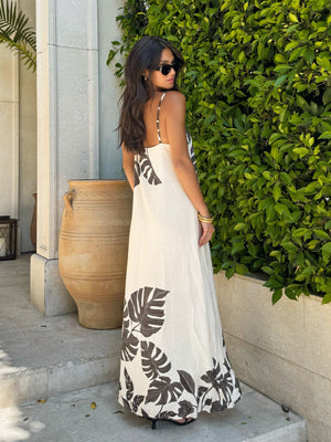 Missed Flights Floral Midi Dress - Stitch And Feather