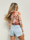 Sweet Nothings Floral Mesh Top - Stitch And Feather