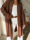 Harvest Knit Cardigan in Chestnut