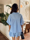 Ibiza Stripe Button Down - Stitch And Feather