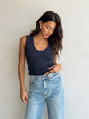 Cait Scoop Neck Tank - Stitch And Feather