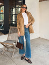 Golden Hour Faux Suede Blazer