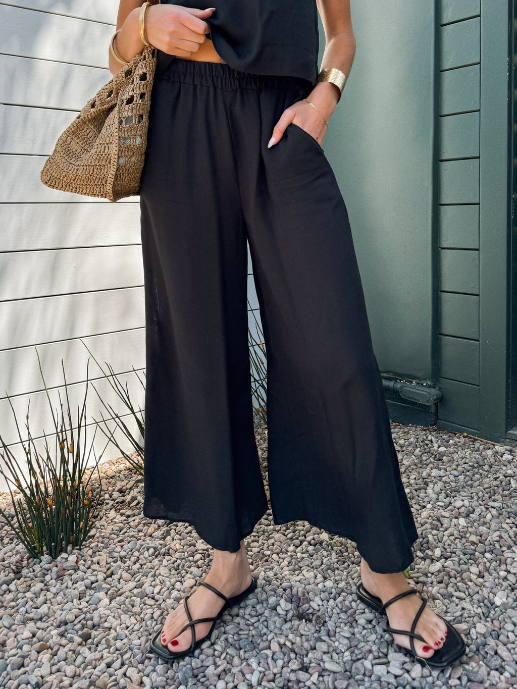 Lanai Wide Leg Pants - Stitch And Feather