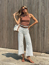 Take It Easy Tank in Brown - Stitch And Feather