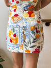 Soleil Linen Mini Skirt - Stitch And Feather