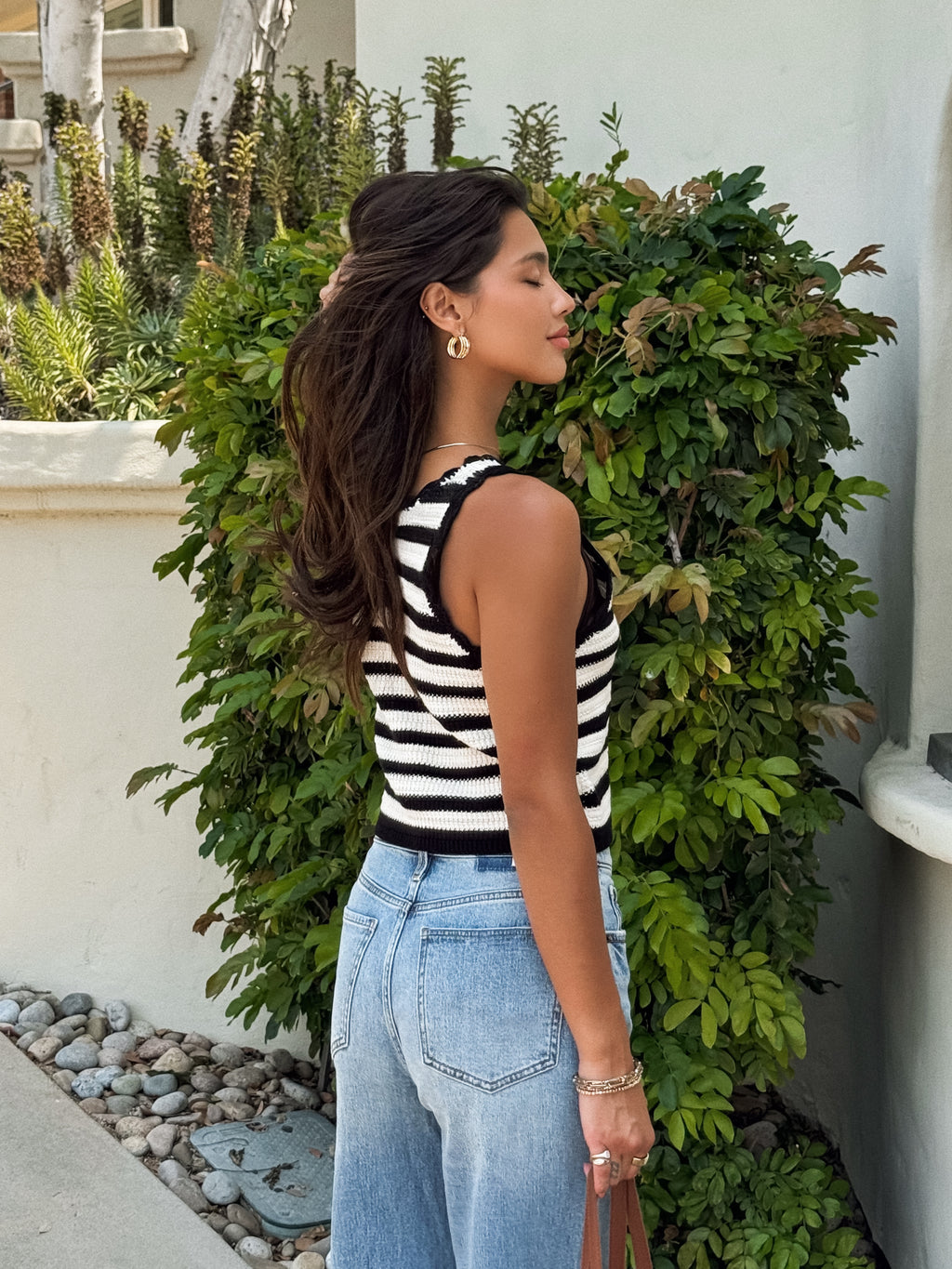 Frankie Stripe Knit Tank - Stitch And Feather