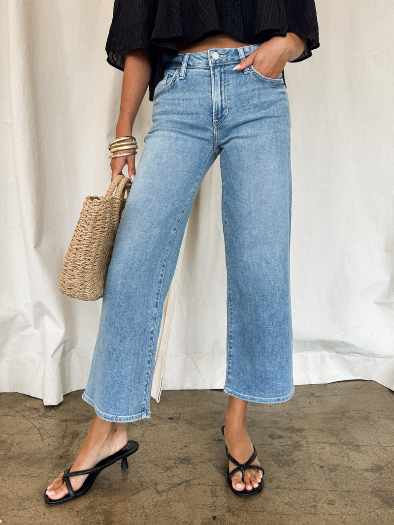 Backstage Wide Leg Jeans - Stitch And Feather