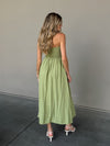Elowen Pleated Midi Dress - Stitch And Feather