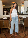Lillian Ruffle Halter Top