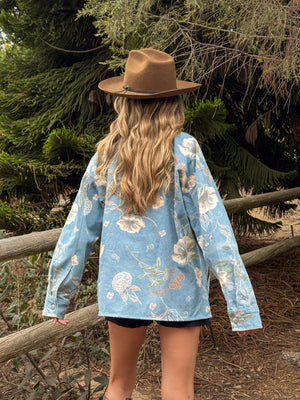 Dakota Floral Barn Jacket - Stitch And Feather