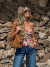 Rosalie Floral Bustier Top - Stitch And Feather