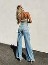 Rectifying Side Seam Wide Leg Jeans - Stitch And Feather