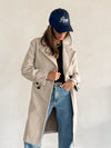 London Belted Coat in Oatmeal