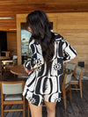 Marisol Button Down Romper - Stitch And Feather