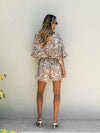 Marty Belted Romper - Stitch And Feather