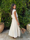 Rue Linen Maxi Skirt - Stitch And Feather
