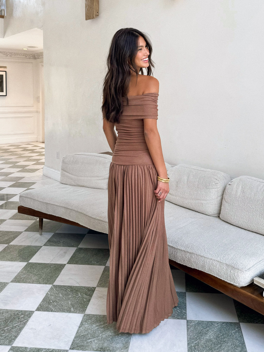 Noelle Drop Waist Maxi Dress - Stitch And Feather