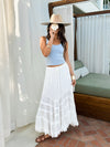 Mai Tai Tiered Midi Skirt