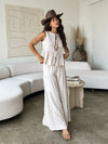 Dazed Tiered Wide Leg Pants - Stitch And Feather